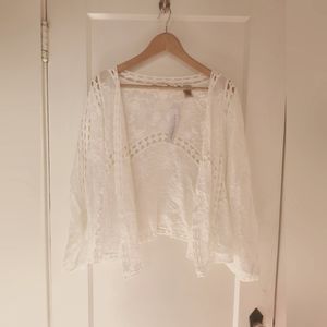 Soft surroundings jasmine wrap outerwear women's size L/XL nwt